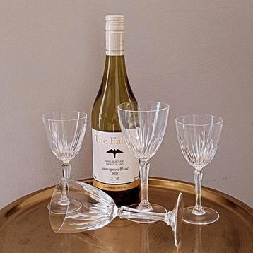 Vintage CRYSTAL DE FLANDRE, Franse loodkristallen glazen beschikbaar voor biedingen