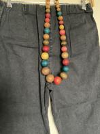 Houten Kralen Ketting, Ophalen of Verzenden, Gebruikt, Overige materialen