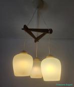 jaren 50 hanglamp, Ophalen of Verzenden, Gebruikt, Minder dan 50 cm