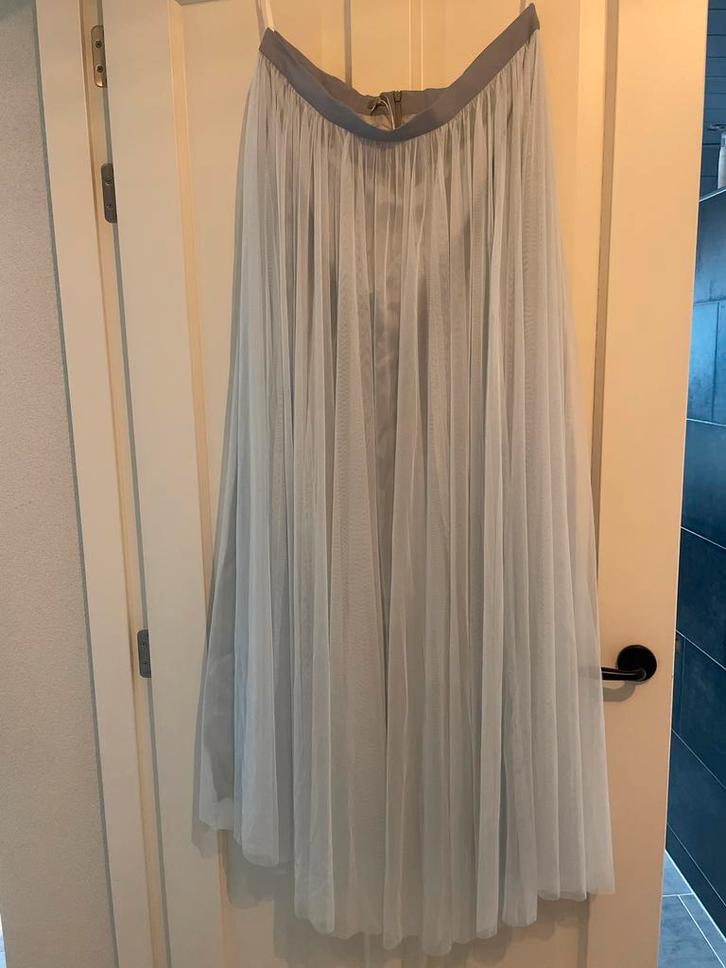 Noni Bruidsrok / Feestrok - Maat 44 - Nieuw!, Kleding | Dames, Rokken, Nieuw, Maat 42/44 (L), Blauw, Onder de knie, Ophalen of Verzenden