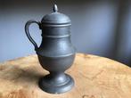 Antiek tinnen mosterd pot,brocante mosterdpot, Antiek en Kunst, Ophalen