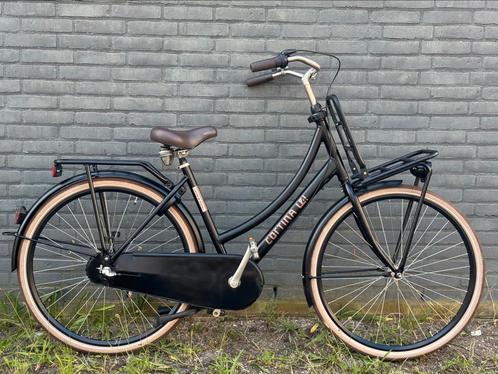 In zeer goede staat Cortina U4 Transport RN3 Mat Zwart, Fietsen en Brommers, Fietsen | Dames | Damesfietsen, Zo goed als nieuw