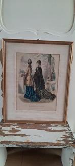 La Mode Illustrée 2 mode prent lijst passe partout brocante, Antiek en Kunst, Curiosa en Brocante, Ophalen