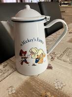 Vintage Disneyland Koffiekan / theekan ' Mickey's Farm ', Verzamelen, Disney, Ophalen of Verzenden, Mickey Mouse, Servies