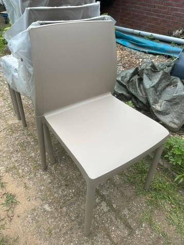 4 Scab tuinstoelen taupe * 75% korting * beschikbaar voor biedingen