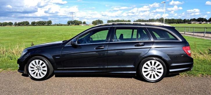 Mercedes-Benz C-Klasse C180 BE Estate 2011 Zwart, Auto's, Mercedes-Benz, Particulier, C-Klasse, ABS, Airbags, Airconditioning