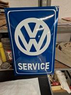VW Service emaille bord, Verzamelen, Ophalen of Verzenden, Zo goed als nieuw, Reclamebord