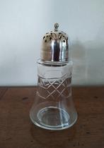 Suikerstrooier met verzilverde dop, Ophalen of Verzenden