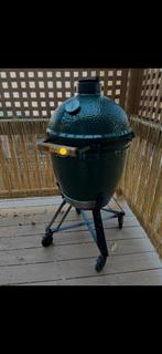 Green Egg Large, Tuin en Terras, Houtskoolbarbecues, Ophalen, Zo goed als nieuw