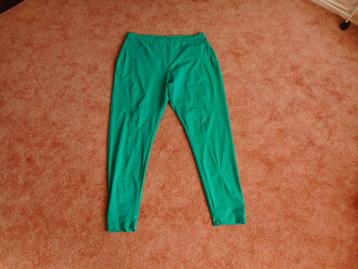 Nieuwe leuke travelstof broek Plus Basics maat 48 Turkoois beschikbaar voor biedingen