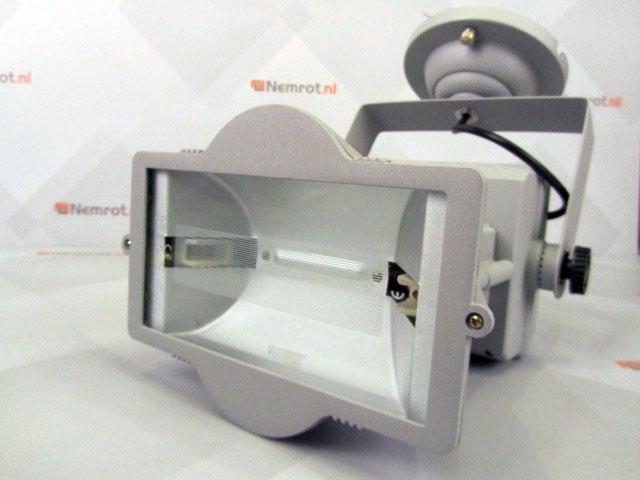 Partij van 13 stuks spots gasontladings lampen 150W., Huis en Inrichting, Lampen | Spots, Nieuw, Plafondspot of Wandspot, Metaal of Aluminium