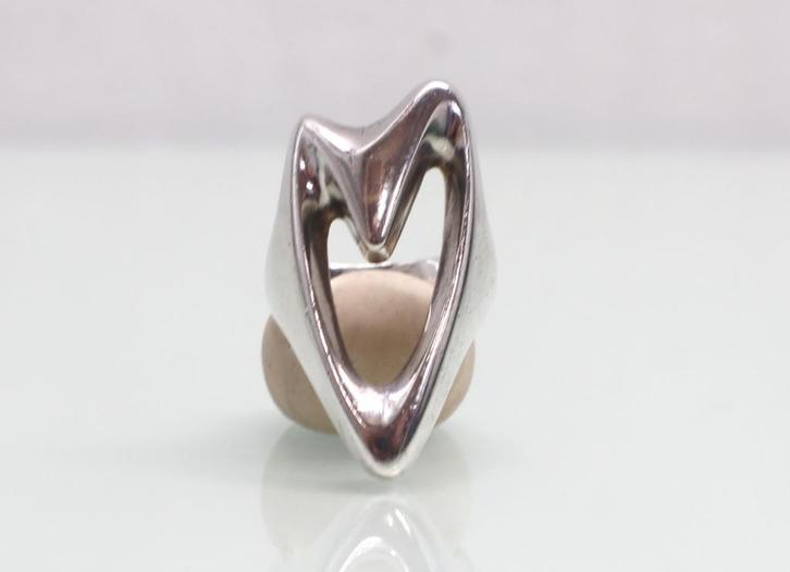 Zilveren ring Henning Koppel voor Georg Jensen Denemarken, Sieraden, Tassen en Uiterlijk, Antieke sieraden, Ring, Zilver, Ophalen of Verzenden