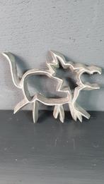 Aluminium onderzetter Hond klein, Teun Kees Design. 7A11, Huis en Inrichting, Tweedehands verkoop, Tweedehands verkoop, Gebruikt