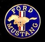 Ford Mustang pin- rond emaille- 38 mm., Ophalen of Verzenden, Nieuw, Transport, Speldje of Pin