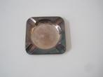 Oude verzilverde asbak Zilva Plate asbak 6x6 cm., Antiek en Kunst, Ophalen of Verzenden