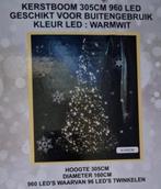 Nieuw! Led Kerstboom Warm Wit 305cm 960 leds incl mast!, Ophalen of Verzenden, Nieuw