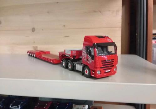 Iveco dieplader WSI, Hobby en Vrije tijd, Modelauto's | 1:50, Nieuw, Bus of Vrachtwagen, Wsi, Ophalen of Verzenden