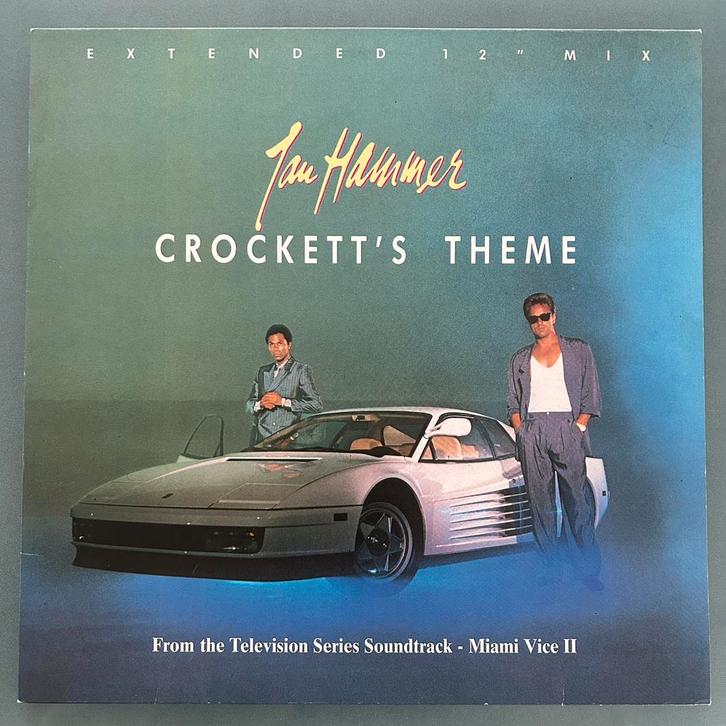 Jan Hammer - Crockett’s Theme, 12” Maxi Single, Cd's en Dvd's, Vinyl | Pop, Gebruikt, 1980 tot 2000, 12 inch, Ophalen of Verzenden
