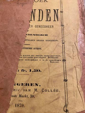 Oud boek. beschikbaar voor biedingen