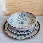 Unieke aardewerk serviesset 4 persoons van Gerard Hofmann, Ophalen of Verzenden