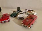 7x Dinky ford, triumph, mgb, jaquar chevrolette, Hobby en Vrije tijd, Modelauto's | 1:43, Verzenden, Gebruikt, Auto, Overige merken