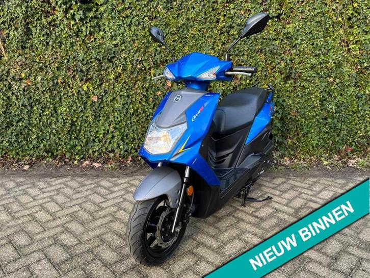 SYM Orbit 3 45km EURO5 Scooter Blauw / Zwart BETAAL met in3, Fietsen en Brommers, Scooters | SYM, Gebruikt, Orbit, Benzine