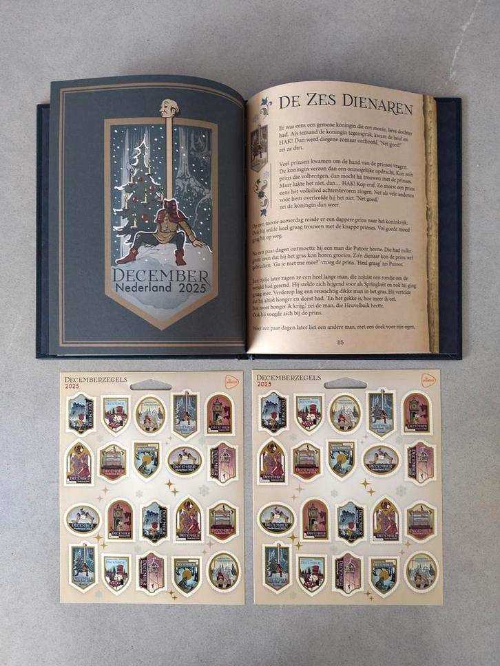 Sprookjesboek + Decemberzegels 2025 Efteling - min. €36,50, Postzegels en Munten, Postzegels | Nederland, Ophalen of Verzenden