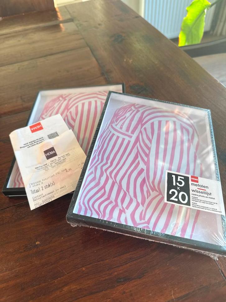 2 HEMA fotolijsten 15x20 - Nieuw/Zo goed als nieuw, Audio, Tv en Foto, Fotografie | Fotolijsten, Zo goed als nieuw, Ophalen of Verzenden