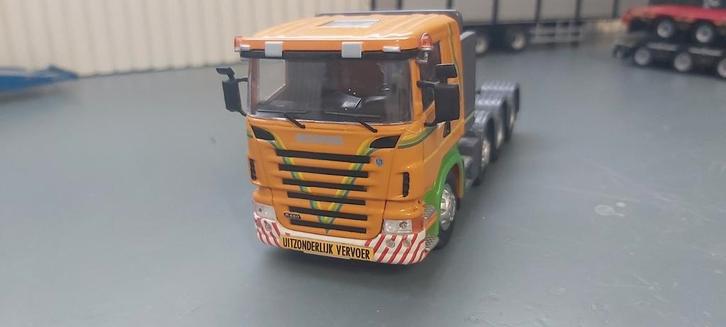 Scania zwaartansport trekker tekno van der vlist, Hobby en Vrije tijd, Modelauto's | 1:50, Zo goed als nieuw, Bus of Vrachtwagen