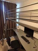 Ikea hoogslaper met bureau, Ophalen, Eenpersoons, Zo goed als nieuw, 200 cm