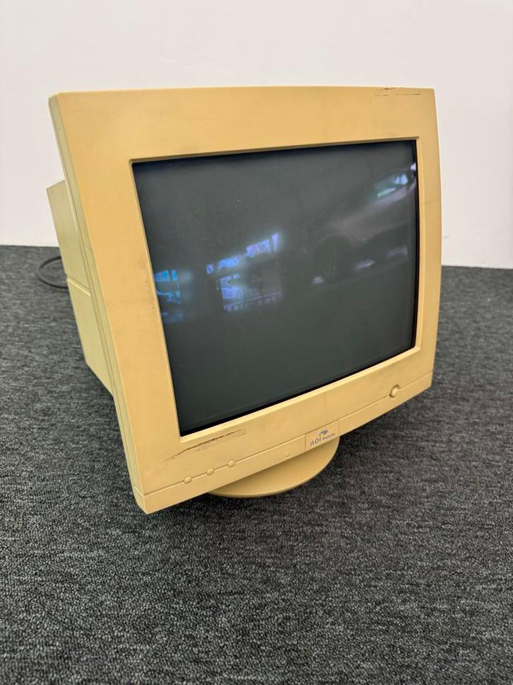 Vintage ADI MicroScan 4P CRT Monitor - VD-695, Computers en Software, Monitoren, Gebruikt, 60 Hz of minder, VGA, Overige typen