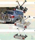 Spinder fietsendrager voor op de trekhaak te huur, Ophalen, Elektrische fiets, Zo goed als nieuw, 2 fietsen