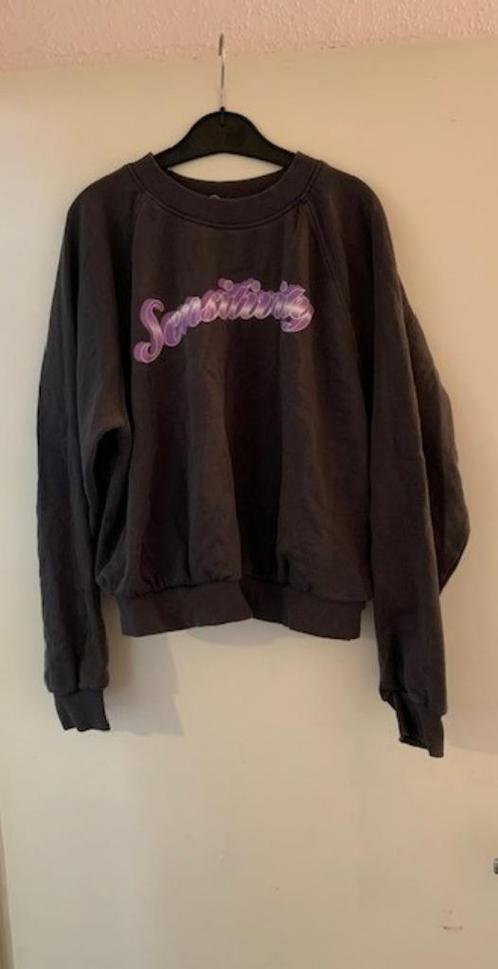 Donker grijze trui van de H&M. Maat L, Kleding | Dames, Truien en Vesten, Zo goed als nieuw, Maat 42/44 (L), Grijs, Ophalen of Verzenden