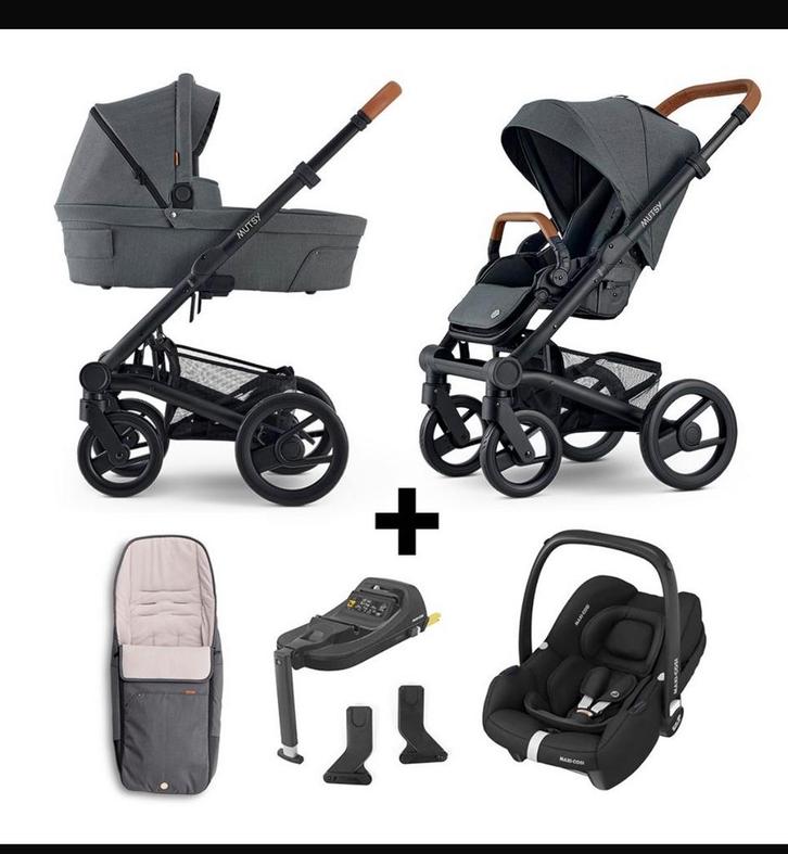 Mutsy Nio 3 in 1 kinderwagen, Kinderen en Baby's, Kinderwagens en Combinaties, Mutsy, Ophalen