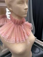 Roze kanten kraag -tule, voor bv. paspop, Ophalen of Verzenden