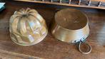 Bakvorm en pan koper vintage retro decoratie, Antiek en Kunst, Ophalen of Verzenden