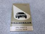 Vraagbaak Opel Kadett Dieselmodellen, Auto diversen, Handleidingen en Instructieboekjes, Ophalen of Verzenden