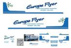 Vrachtauto decal 1:50 Europe Flyer Huissen (trailer ), Hobby en Vrije tijd, Modelauto's | 1:50, Verzenden, Nieuw, Bus of Vrachtwagen