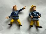 Comansi Brandweerman Sam 2 stuks Fireman 8,5 cm, Ophalen, Gebruikt
