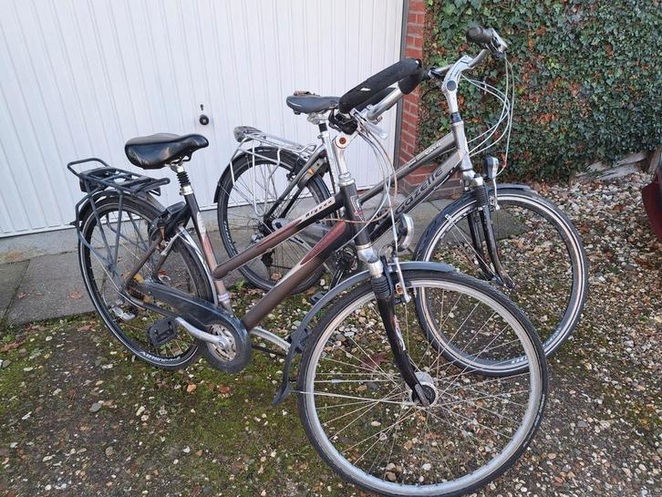 2x merk sportfiets, Fietsen en Brommers, Fietsen | Dames | Damesfietsen, Gebruikt, Gazelle, Versnellingen, 50 tot 53 cm, Ophalen