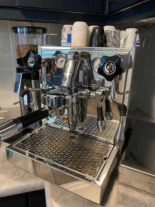 ECM Mechanika Espresso Machine - SET, Witgoed en Apparatuur, Koffiezetapparaten, Zo goed als nieuw, Koffiebonen, Espresso apparaat