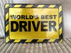 World’s best driver ,metalen giftcard, Nieuw, Ophalen of Verzenden, Pand50, Info@pand50.nl