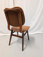 Vintage eetkamerstoel 60s/70s, Huis en Inrichting, Stoelen, Ophalen, Gebruikt, Bruin, Hout