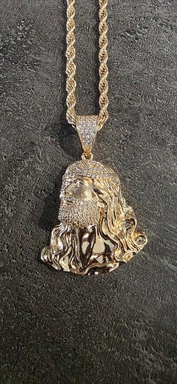 Rope/Koord Ketting + Jezus Hanger
 beschikbaar voor biedingen