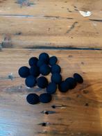 Zwarte stof knopen, Hobby en Vrije tijd, Ophalen of Verzenden, Knoop of Knopen