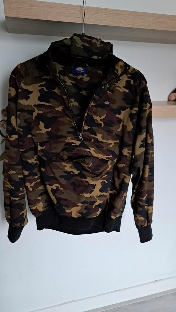 Dickies Camouflage Jas - Maat M, Kleding | Heren, Jassen | Winter, Gedragen, Maat 48/50 (M), Groen, Ophalen of Verzenden
