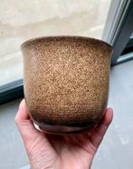 Vintage West Germany bloempot 807-12 Scheurich, Tuin en Terras, Bloempotten, Verzenden, Rond, Zo goed als nieuw, Aardewerk
