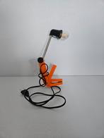Vintage oranje klemlamp, Ophalen of Verzenden, Zo goed als nieuw, Minder dan 50 cm