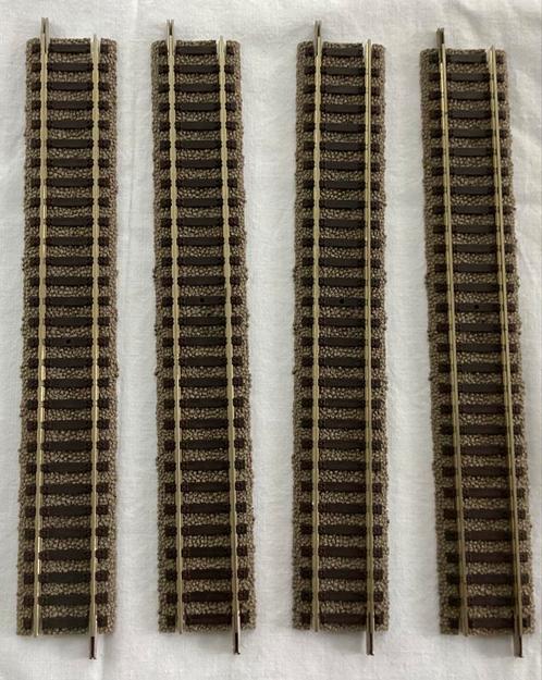 4x Fleischmann HO Profi Gleis rechte rail #6101,200mm, Hobby en Vrije tijd, Modeltreinen | H0, Zo goed als nieuw, Rails, Gelijkstroom