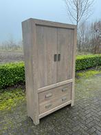 Nieuwe massief eiken buffetkast, 200 cm of meer, Nieuw, 50 tot 75 cm, Met klep(pen)